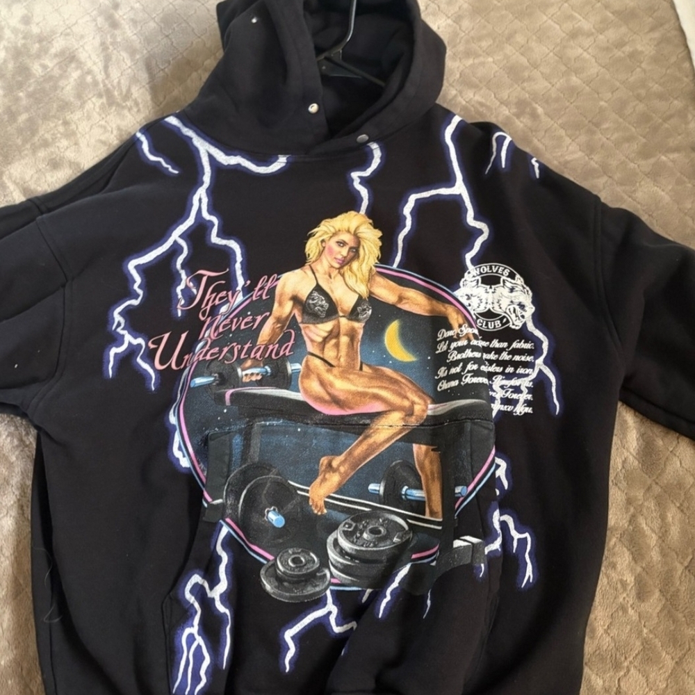 Darc Sport Black Graphic Hoodie